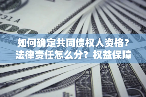 北京如何确定共同债权人资格？法律责任怎么分？权益保障技巧揭秘！