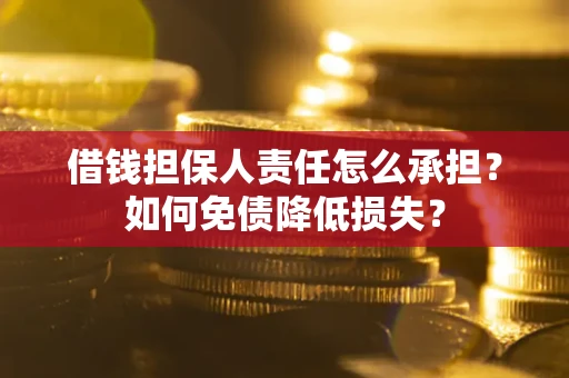 北京借钱担保人责任怎么承担？如何免债降低损失？