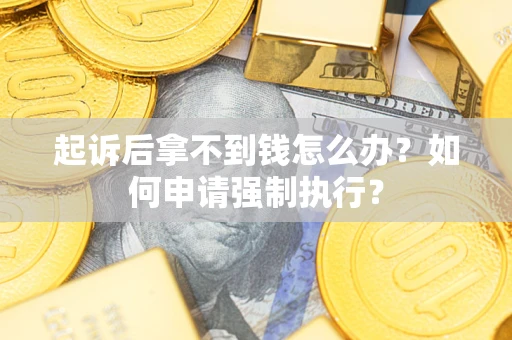 北京起诉后拿不到钱怎么办？如何申请强制执行？