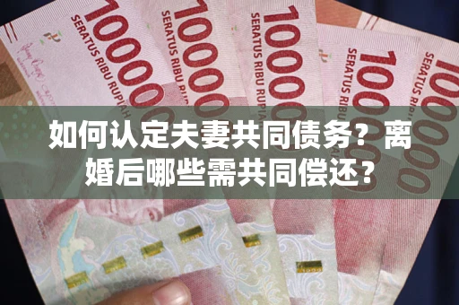 北京如何认定夫妻共同债务？离婚后哪些需共同偿还？