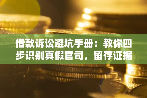 北京借款诉讼避坑手册：教你四步识别真假官司，留存证据不踩雷