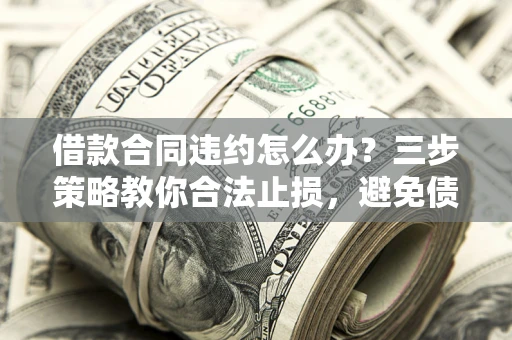北京借款合同违约怎么办？三步策略教你合法止损，避免债务危机升级