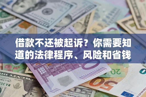 北京借款不还被起诉？你需要知道的法律程序、风险和省钱技巧