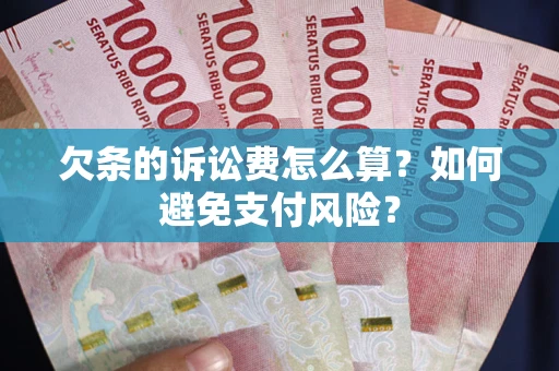 北京欠条的诉讼费怎么算？如何避免支付风险？